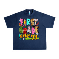 Navy first grade energy Urban Heavy Tee - texasbilliewilder