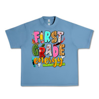 Pebble Blue first grade energy Urban Heavy Tee - texasbilliewilder