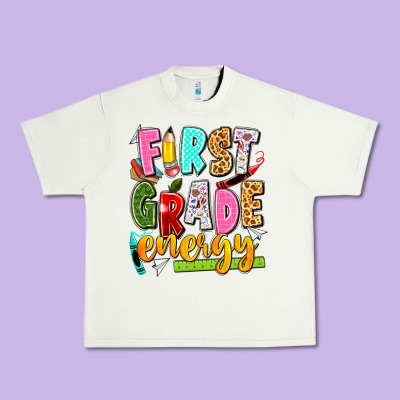 First Grade Energy Urban Heavy Tee Designed By Texasbilliewilder