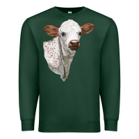 Sports Green Texas Longhorn Calf Face Premium Sweatshirt - LillyAllenDesigns