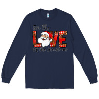 Navy for the of the christmas Long Sleeve Tee - CowhideDigitalArt