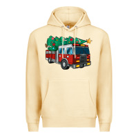 Pina Colada christmas fire truck Premium Hoodie - MaliasSmallBusiness