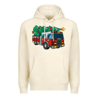 Sandshell christmas fire truck Premium Hoodie - MaliasSmallBusiness