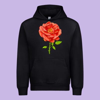 All A Twitter Rose Urban Hoodie Designed By Lillyallendesigns