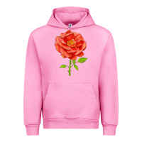 Fuchsia Pink All A Twitter Rose Urban Hoodie - LillyAllenDesigns