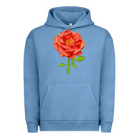 Pigment Pebble Blue All A Twitter Rose Urban Hoodie - LillyAllenDesigns
