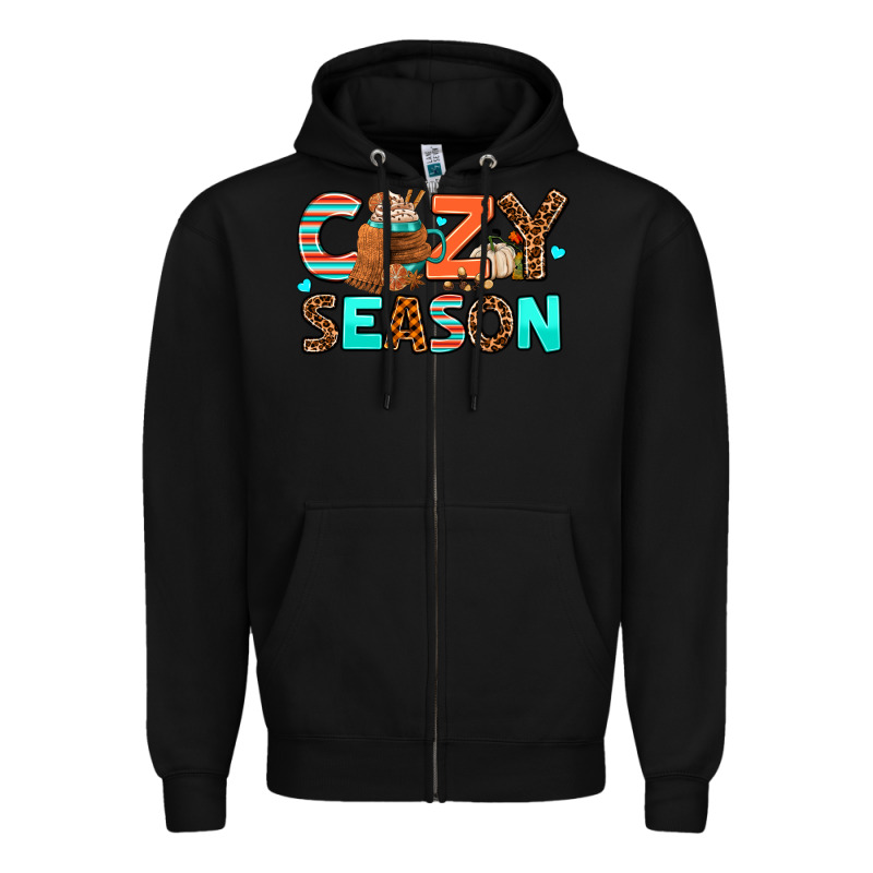 Cozy Season Zipper Hoodie by AdoDesignShop | Teevron