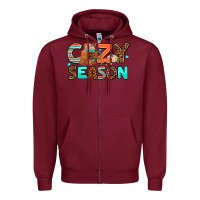 Burgundy cozy season Zipper Hoodie - AdoDesignShop