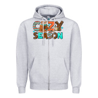 Heather Grey cozy season Zipper Hoodie - AdoDesignShop