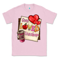 Bubblegum Pink one loved teacher Classic Tee - BarkalooDesign