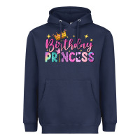 Navy birthday princess Heavyweight Hoodie - NancyCooperArtShop