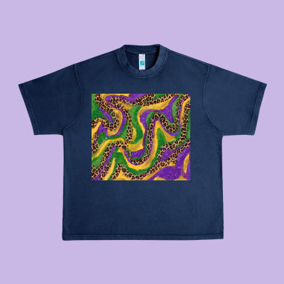 Mardi Gras Tumbler Urban Heavy Tee Designed By Ranaportraitstore