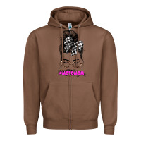 Chestnut motomom Zipper Hoodie - JahusDesignShop