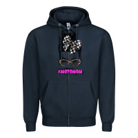 Navy motomom Zipper Hoodie - JahusDesignShop