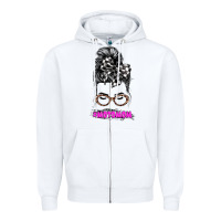 White motomom Zipper Hoodie - JahusDesignShop