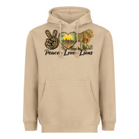Mushroom peace love lions Heavyweight Hoodie - LillyAllenDesigns