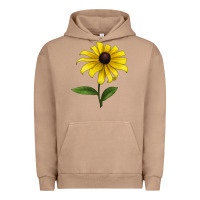 Pigment Burro Black Eyed Susan Flower Urban Hoodie - LillyAllenDesigns