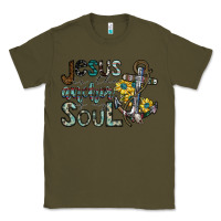 Army Green jesus is the anchor of my soul Classic Tee - SublimationCraftShop