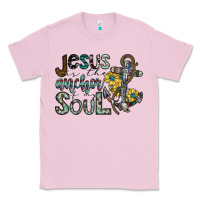 Bubblegum Pink jesus is the anchor of my soul Classic Tee - SublimationCraftShop