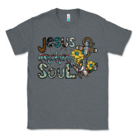 Charcoal Heather jesus is the anchor of my soul Classic Tee - SublimationCraftShop