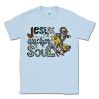 Dusty Blue jesus is the anchor of my soul Classic Tee - SublimationCraftShop