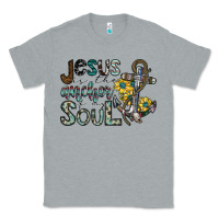 Heather Grey jesus is the anchor of my soul Classic Tee - SublimationCraftShop