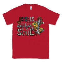 Red jesus is the anchor of my soul Classic Tee - SublimationCraftShop