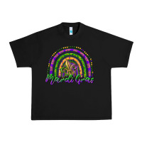 Black mardi gras rainbow and fleur de lis Urban Heavy Tee - RanaPortraitStore