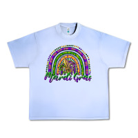 Grape Ice mardi gras rainbow and fleur de lis Urban Heavy Tee - RanaPortraitStore