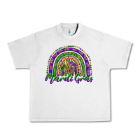 Lunar Rock mardi gras rainbow and fleur de lis Urban Heavy Tee - RanaPortraitStore