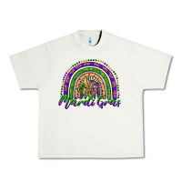 Pistachio mardi gras rainbow and fleur de lis Urban Heavy Tee - RanaPortraitStore