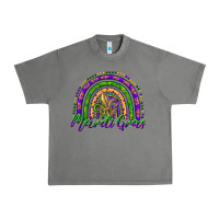 Tornado mardi gras rainbow and fleur de lis Urban Heavy Tee - RanaPortraitStore