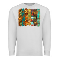 Dove Grey thanksgiving brushstroke Premium Sweatshirt - BarkalooDesign