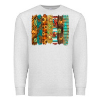Oatmeal Heather thanksgiving brushstroke Premium Sweatshirt - BarkalooDesign