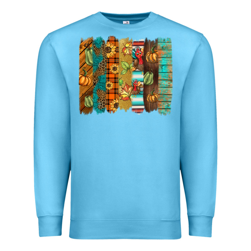 Thanksgiving Brushstroke Premium Sweatshirt by BarkalooDesign | Teevron