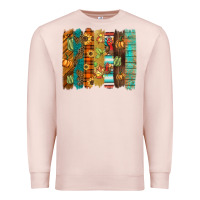 Pale Pink thanksgiving brushstroke Premium Sweatshirt - BarkalooDesign