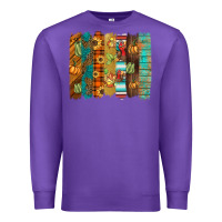 Purple thanksgiving brushstroke Premium Sweatshirt - BarkalooDesign