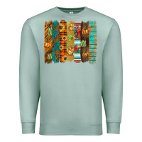 Seafoam thanksgiving brushstroke Premium Sweatshirt - BarkalooDesign