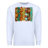 White thanksgiving brushstroke Premium Sweatshirt - BarkalooDesign