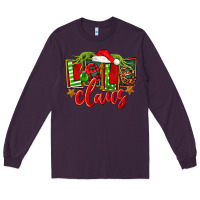 Plum christmas lele claus Long Sleeve Tee - FaDigitalArtStudio