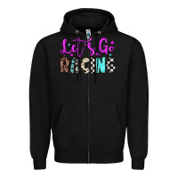 Black let's go racing Zipper Hoodie - JahusDesignShop