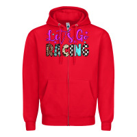 Red let's go racing Zipper Hoodie - JahusDesignShop