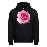 Black All Dressed Up Rose Urban Hoodie - LillyAllenDesigns