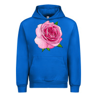 Cobalt All Dressed Up Rose Urban Hoodie - LillyAllenDesigns