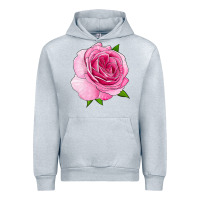 Heather Grey All Dressed Up Rose Urban Hoodie - LillyAllenDesigns
