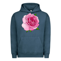 Pigment Midnight Navy All Dressed Up Rose Urban Hoodie - LillyAllenDesigns