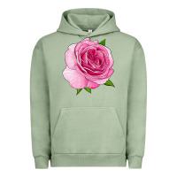 Pigment Oil Green All Dressed Up Rose Urban Hoodie - LillyAllenDesigns