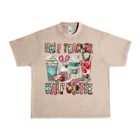 French Oak half teacher half coffee Urban Heavy Tee - texasbilliewilder