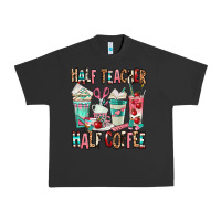 Pigment Black half teacher half coffee Urban Heavy Tee - texasbilliewilder