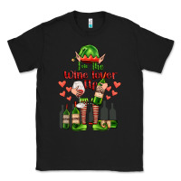 Black im the wine lover elf Classic Tee - FaDigitalArtStudio